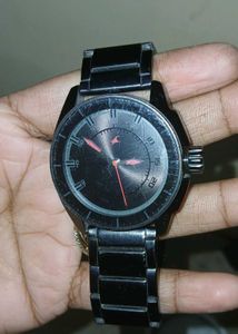 Fastrack Black Dial Men's Watch