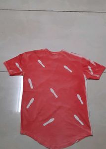 Graphic Print Red T-Shirt