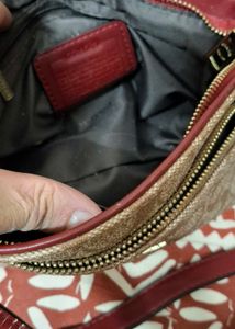 Copy Coach Signature Crossbody Bag