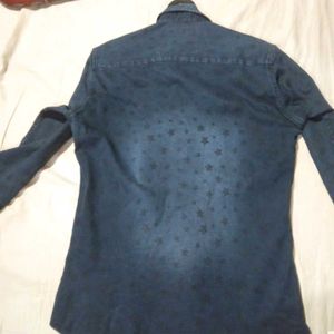 Men's Blue Denim Shirt