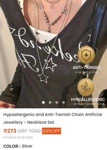 Layered Star Necklace Set