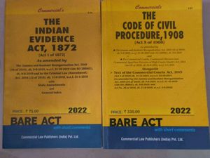 Bare Acts: Indian Evidence Act & CPC