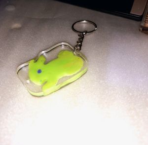 Cute Green Bunny Keychain