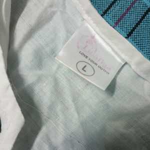 White Embroidered Kurta