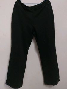 Black straight pant