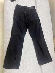 H&amp;M Black Wide Leg Jeans