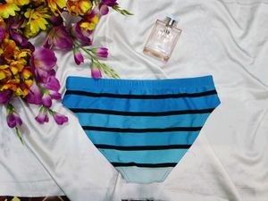 🇳🇿💫🎀Men's Blue Striped Swim Briefs