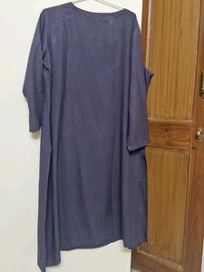 Elegant Navy Embroidered Kurti