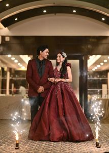 Heavy Reception Ball Gown