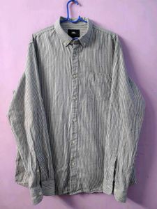 Classic Striped Button-Down Shirt
