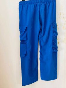 Vibrant Blue Cargo Pants