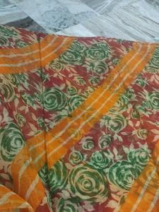 Vibrant Floral Saree