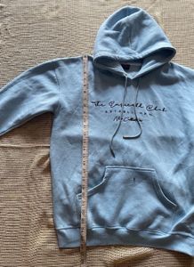 Sky Blue Drop Shoulder Hoodie