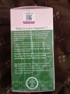 LOTUS ORGANICS HairGrowth Active-Concentrate Serum