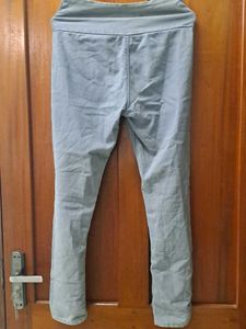 Silver straight Ankle length denim Jeggings