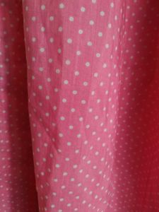 Pink Polka Dot Midi Skirt