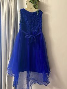 Beautiful Royal Blue Lace Gown