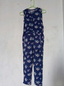 Floral Print Jumpsuit