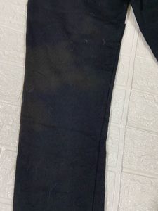 Black Joggers with "Go One Step Further" Graphic