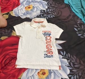 Boys' White Polo Shirt