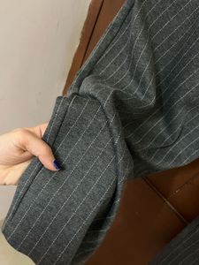 Chic Pinstripe Wide-Leg Pants