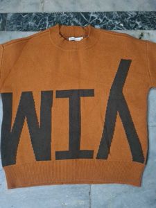 Stylish Graphic Print Sweater