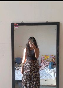 Leopard Print Skirt