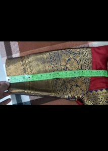 Premium Maroon Banarasi Style Ethnic Wear Gown