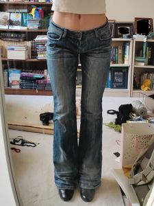 Off duty Flared Blue Denim Jeans