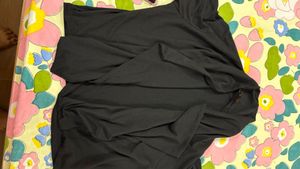 Zink London Black Lapel Shrug