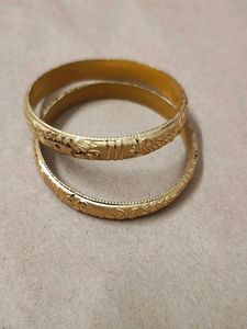Elegant Gold Plated Bangles