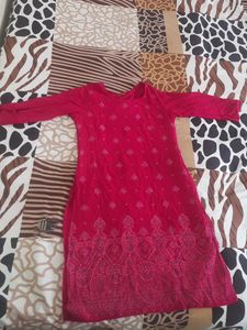 Vibrant Pink Kurta with Legging