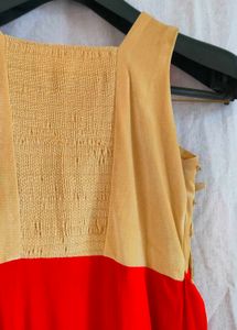 Red One Piece Dress For Girls