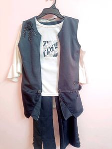 Top With Jacket &amp; Trouser Set