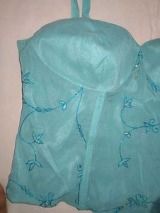✨RARE ✨Sparkling Blue Corset Top