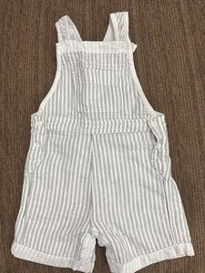 3 Striped Baby Overalls