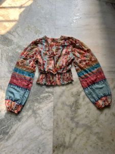 SLYCK Floral Print Top