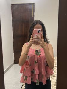 Floral Tiered Tank Top