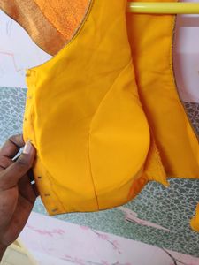 Raw silk readymade blouse