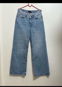 Light Wash Wide Leg Jeans