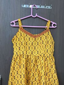 ketch branded new Yellow Printed Sundress