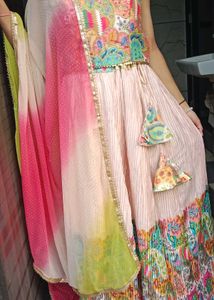 Colorful Ethnic Skirt &amp; Top Set