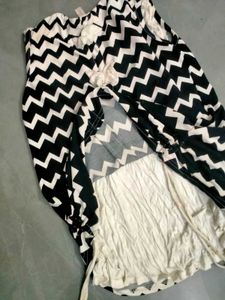 Black And White Print Top