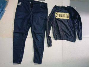 Combo of tshirt and jeans