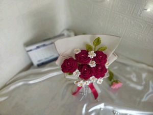 Crochet Rose Bouquet