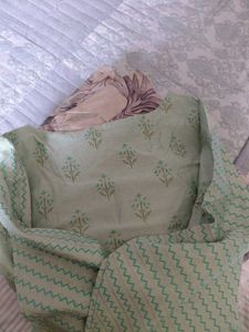 Elegant Mint Green Printed Kurta