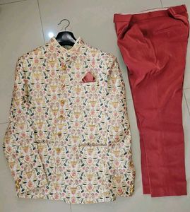 Floral Embroidered Bandhgala Jacket