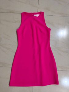 Chic Sleeveless Pink Mini Dress