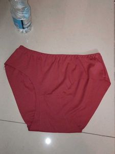 Comfy Red Cotton Briefs