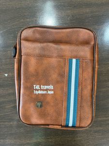 Unisex Brown Crossbody Bag